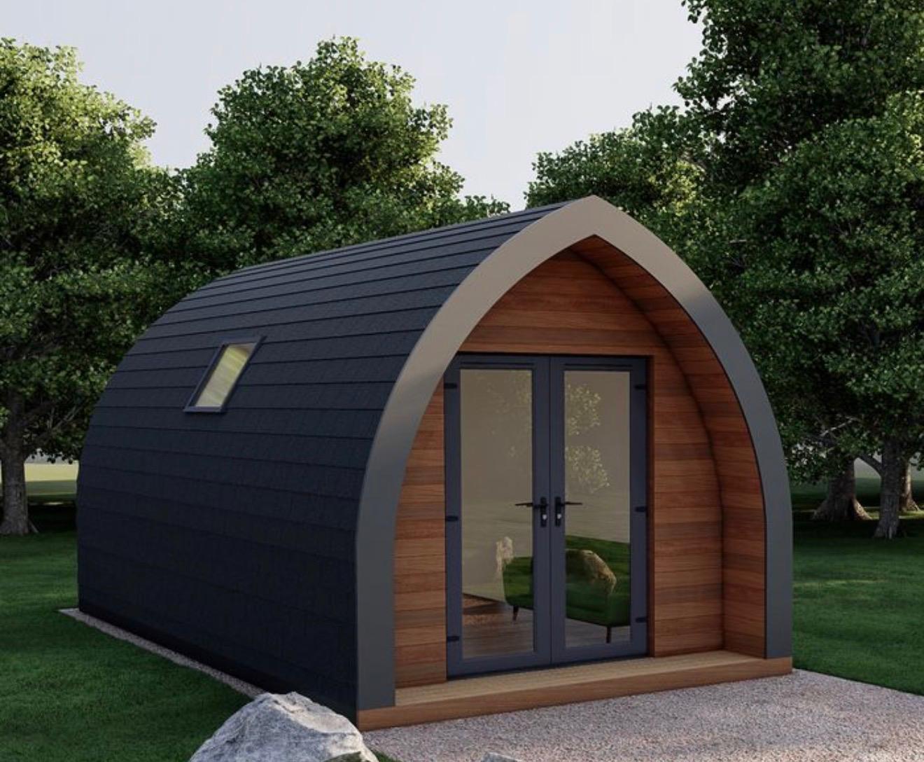Luxury glamping pod